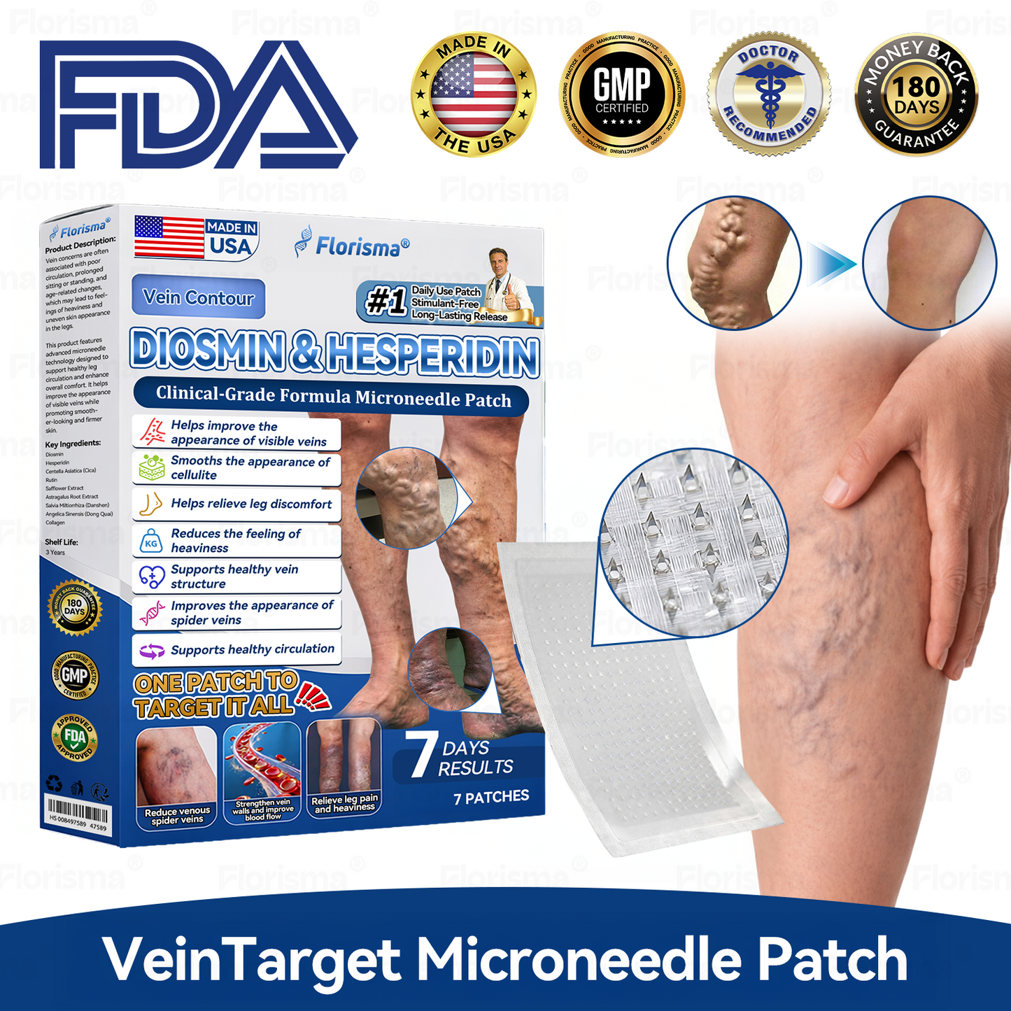 One Patch a Day. Visible Vein Relief in Just 7 Days 🍃 𝑭𝑳𝑶𝑹𝑰𝑺𝑴𝑨® 𝑫𝑰𝑶𝑺𝑴𝑰𝑵 & 𝑯𝑬𝑺𝑷𝑬𝑹𝑰𝑫𝑰𝑵 𝑪𝒍𝒊𝒏𝒊𝒄𝒂𝒍-𝑮𝒓𝒂𝒅𝒆 𝑭𝒐𝒓𝒎𝒖𝒍𝒂 𝑴𝒊𝒄𝒓𝒐𝒏𝒆𝒆𝒅𝒍𝒆 𝑷𝒂𝒕𝒄𝒉 𝗔𝗱𝘃𝗮𝗻𝗰𝗲𝗱 𝗛𝗲𝗿𝗯𝗮𝗹 𝗕𝗹𝗲𝗻𝗱 𝗧𝗮𝗿𝗴𝗲𝘁𝘀 𝗦𝗽𝗶𝗱𝗲𝗿 𝗩𝗲𝗶𝗻𝘀 & 𝗥𝗲𝗹𝗶𝗲𝘃𝗲𝘀 𝗛𝗲𝗮𝘃𝘆, 𝗧𝗶𝗿𝗲𝗱 𝗟𝗲𝗴𝘀 🎊