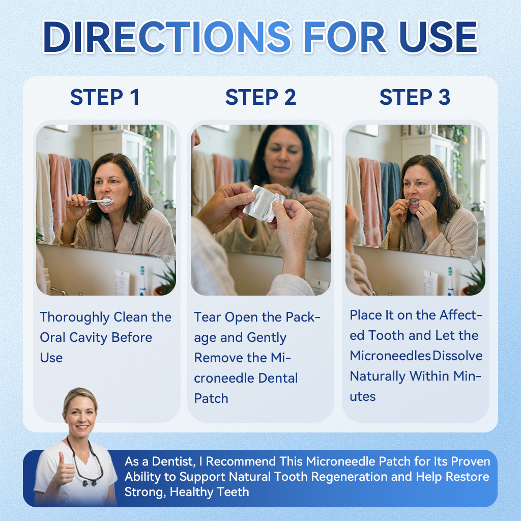 Glimmerly® 🦷 Tideglusib Fast‑Dissolving Tooth & Gum Repair Oral Strips 💭 (Supports tooth repair and helps relieve gum discomfort and other common oral concerns) 🛡️