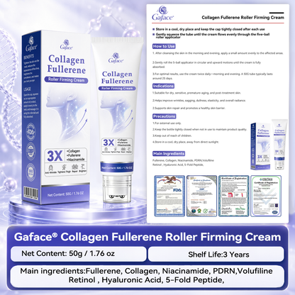 🎁 Only 10 left! ✨ 𝐆𝐚𝐟𝐚𝐜𝐞® Collagen & Fullerene Roller Firming Cream 💚 Enjoy 30% OFF today! Many customers choose 4–6 jars for a complete firming skincare routine. Don't miss out before stock runs out! 🎁