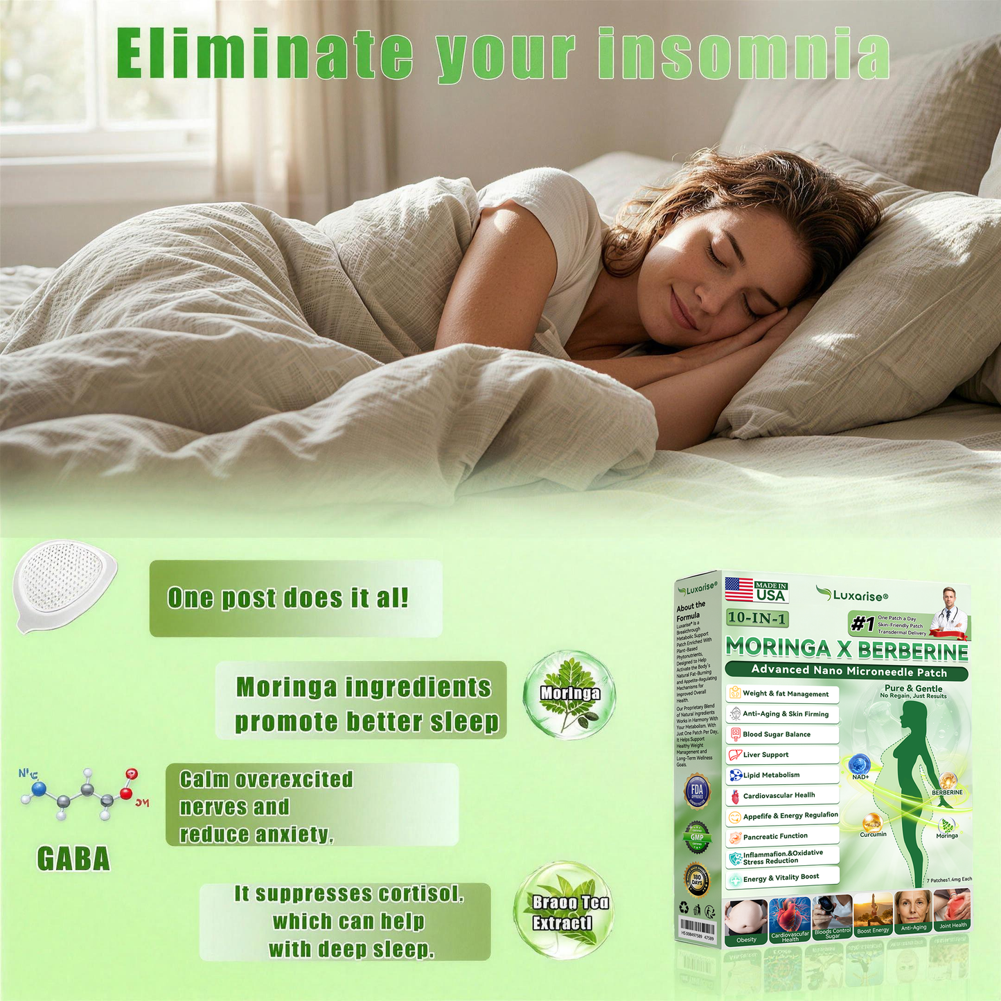 【𝐿𝑎𝑠𝑡 𝐷𝑎𝑦 𝑃𝑟𝑜𝑚𝑜𝑡𝑖𝑜𝑛 90% 𝑂𝐹𝐹 】 🍃 𝑳𝒖𝒙𝒂𝒓𝒊𝒔𝒆® 𝑴𝒐𝒓𝒊𝒏𝒈𝒂 & 𝑩𝒆𝒓𝒃𝒆𝒓𝒊𝒏𝒆 10-𝑰𝑵-1 𝑨𝒅𝒗𝒂𝒏𝒄𝒆𝒅 𝑵𝒂𝒏𝒐 𝑴𝒊𝒄𝒓𝒐𝒏𝒆𝒆𝒅𝒍𝒆 𝑷𝒂𝒕𝒄𝒉 𝐎𝐛𝐞𝐬𝐢𝐭𝐲, 𝐃𝐢𝐚𝐛𝐞𝐭𝐞𝐬, 𝐒𝐥𝐞𝐞𝐩 𝐀𝐩𝐧𝐞𝐚, 𝐀𝐧𝐝 𝐉𝐨𝐢𝐧𝐭 𝐈𝐬𝐬𝐮𝐞𝐬 💖🎉